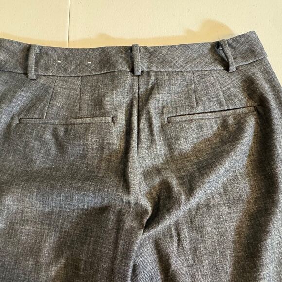 Ann Taylor Factory pants charcoal gray heathered pockets office trousers Sz 8 - Picture 5 of 8